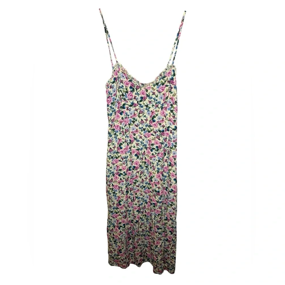 Zara Blogger Favorite Floral Printed Spaghetti Strap Madi Sun Dress - Picture 6 of 8